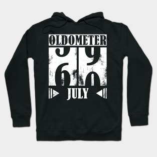 Oldometer 60th Birthday - July Hoodie